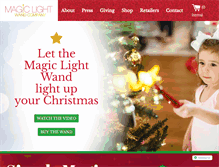 Tablet Screenshot of magiclightwand.com